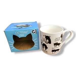 ✨️HP✨️Ginger Fox | NWOT Super Cute & Funny Cattitude Mug 12 oz